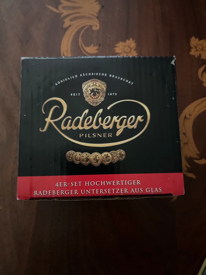 Radeberger Glasuntersetzer mit Original Verpackung in Berlin