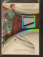 2017 Panini Immaculate Lukasz Fabianski 20/22 On Card Autogramm Baden-Württemberg - Plochingen Vorschau