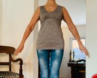 Damen Glitzer Top von Mango Gr.38 Hessen - Ronneburg Hess Vorschau