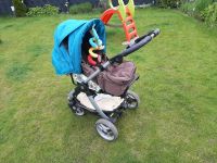 Schöner Teutonia Cosmo Kinderwagen türkis-braun Nordrhein-Westfalen - Bergheim Vorschau