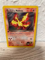 Pokemon Karten Rockets Moltres Lavados 1. Edition Holo Gym RARE Baden-Württemberg - Biberach an der Riß Vorschau