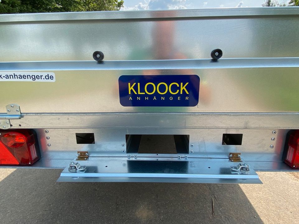 Neu Kloock-Trailer Hochlader1300 kg Anhänger 253x146x35cm Schacht in Zülpich