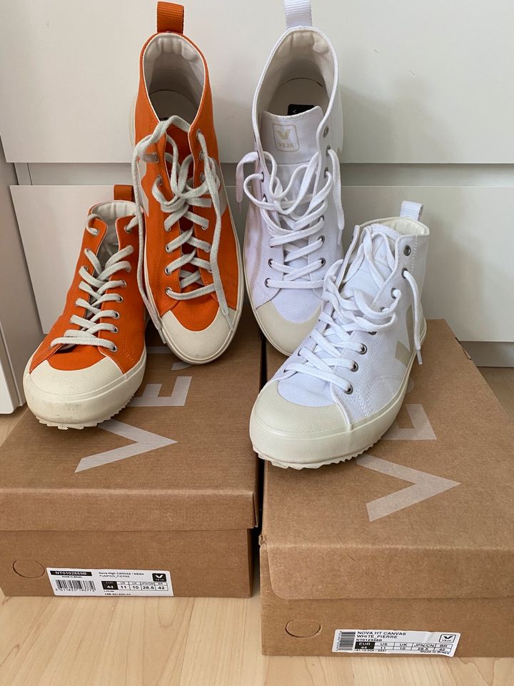 Veja 44 Canvas wie Chucks w NEU Orange Weiß in Eislingen (Fils)