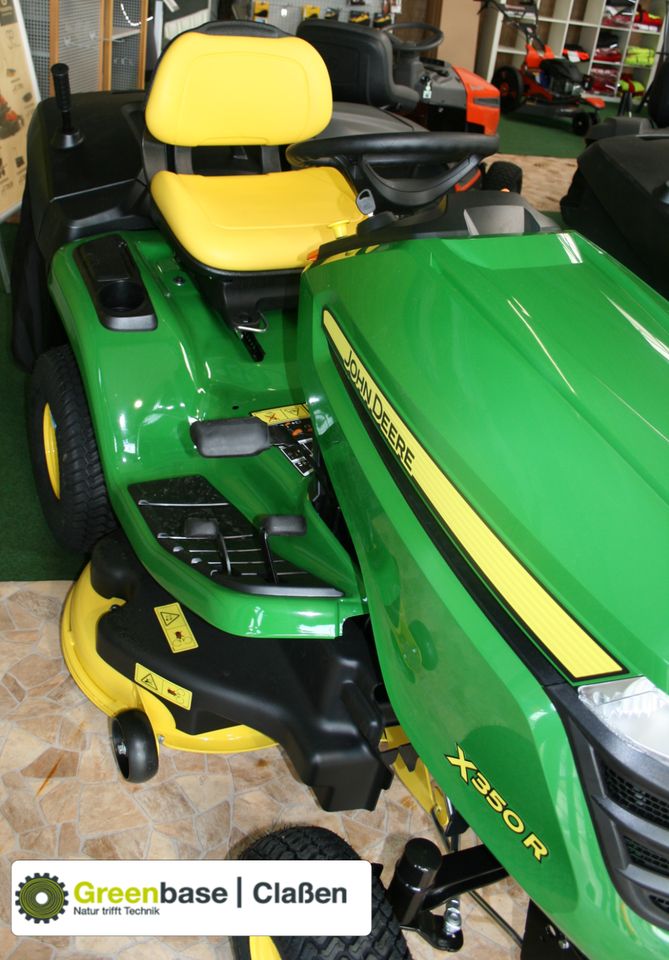 JOHN DEERE Rasentraktor X350R Aufsitzmäher NEU LAGERWARE in Nordrhein