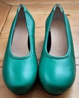 Damen Schuhe Pumps smaragdgrün Gr. 35 VITAFORM Hirschleder TOPP Baden-Württemberg - Dossenheim Vorschau