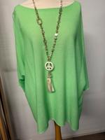 Reduziert! Damen Strick Shirt Neon grün 44 46 48 Hessen - Groß-Gerau Vorschau