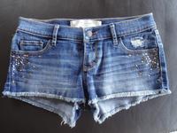 Shorts, Hotpants, Jeans, Abercrombie & Fitch, Gr. 24 Bayern - Malgersdorf Vorschau