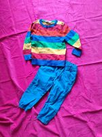 Regenbogen Kleidung Kinder Pullover Jeans gr 92 blau bunt Jungs Bayern - Höchberg Vorschau