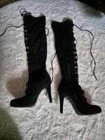 Overknee Stiefel schwarz Niedersachsen - Saterland Vorschau