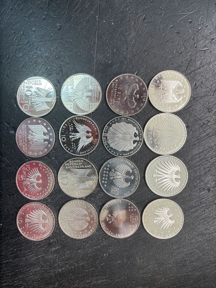 16x 10€ Münzen zu verkaufen in Hamburg