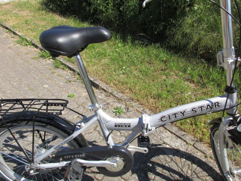 Klapprad, silber – metallic, 20 Zoll in Bockenem