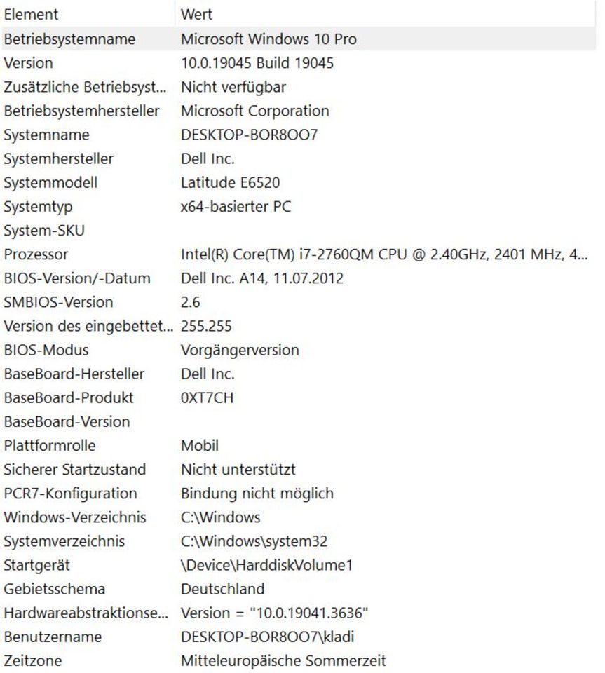 Laptop Dell Latitude E6520 Series (i7 2760QM, 8 GB RAM) in Fürth