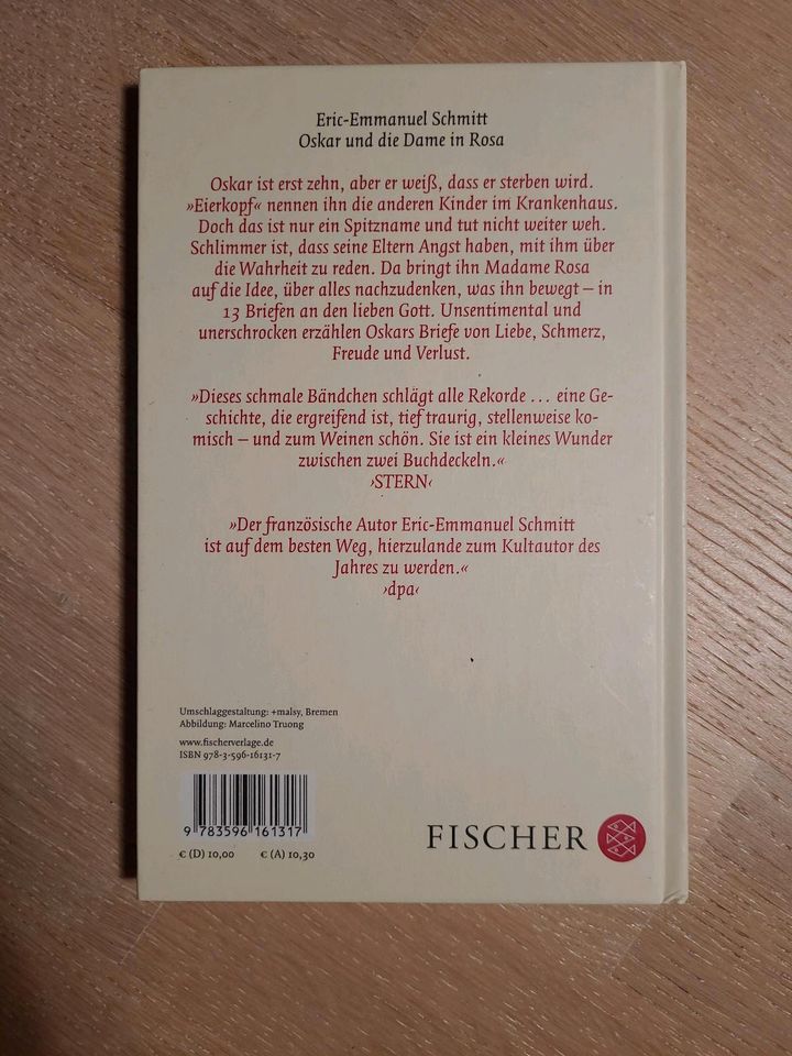 Buch Oskar und die Dame in Rosa von Eric-Emmanuel Schmitt in Tübingen