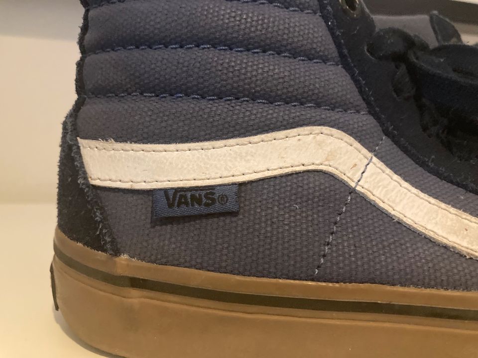 Vans SK8 hi pro Skaterschuhe in blau Größe 36,5 in Obertshausen