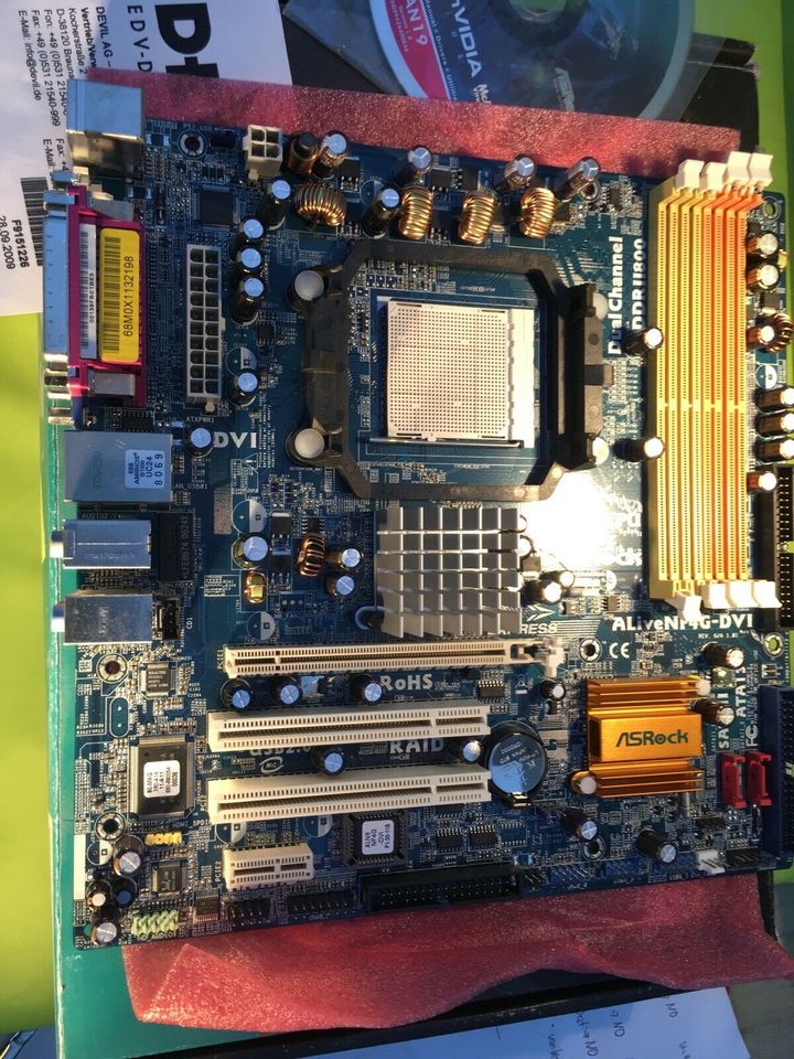 PC  Mainboard  ASRock NF4G-DIV RAID DDRII 800 in Weilheim an der Teck