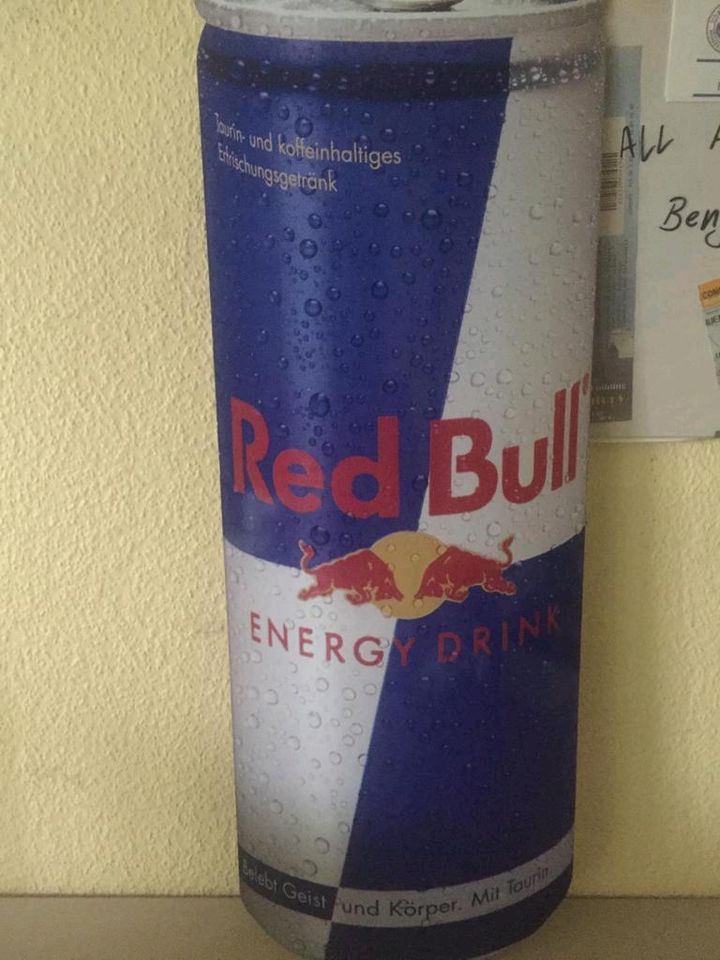 RED BULL BLECH GETRÄNKE WERBUNG REDBULL ENERGY DRINK in Bayern - Fürth