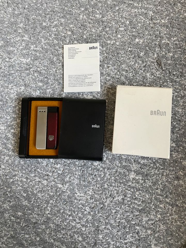 Braun Duo Feuerzeug Dieter Rams Gas Lighter in Frankfurt am Main