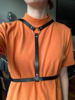 Black harness faux leather Körpergurt kinky kitkat Berlin - Neukölln Vorschau