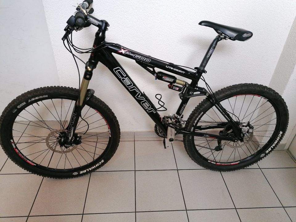 Fully MTB 26“ Carver, Manitou Super Air SPV, Magura, Shimano-XT in Hennef (Sieg)