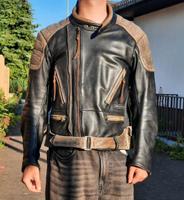 Vintage Motorrad-Lederjacke (Uvex, Grösse 52) Hessen - Echzell  Vorschau