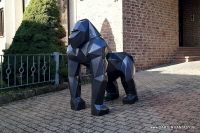 Gorilla Figur Polygonal Deko Figur Designer Figur Nordrhein-Westfalen - Vettweiß Vorschau