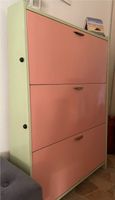 Schuhschrank Vintage Retro mint/rosa Mecklenburg-Vorpommern - Neubrandenburg Vorschau