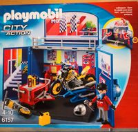 Playmobil 6157 Motorradwerstatt, Aufklapp-Spiel-Box, OVP Schleswig-Holstein - Molfsee Vorschau