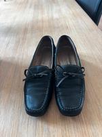 Loafer Leder schwarz klassisch Gr38 Bergedorf - Kirchwerder Vorschau
