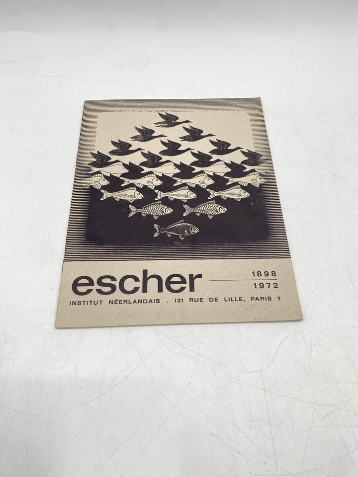 * M.C. ESCHER AUSSTELLUNGSKATALOG 1973 EXPOSITION PARIS INSTITUT in Berlin