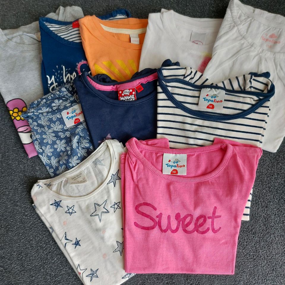 T- Shirt Paket Gr. 110-116 in Viersen