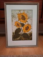 Bild, gerahmt, Motiv Sonnenblumen, Batik-Bild Berlin - Gatow Vorschau