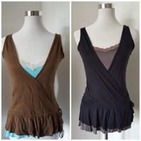 2 in 1 Tops EDC Esprit GR.S 36 Top Spitze schwarz grau braun Nordrhein-Westfalen - Brilon Vorschau