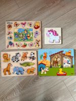 Kinder Steckpuzzle Holzpuzzle Set 4 Stk. Hessen - Eschborn Vorschau