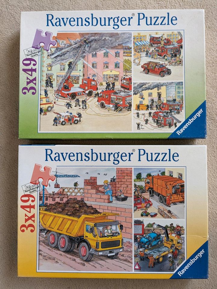 Puzzle für Kinder unter 100 Minions Schiff Bambi Feuerwehr Katze in Jesteburg