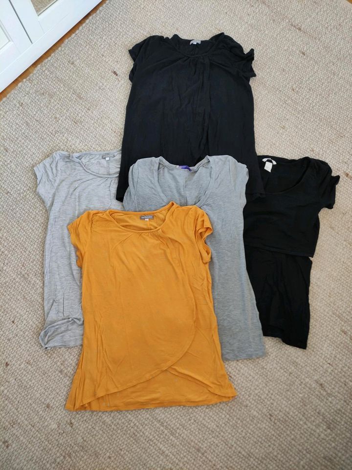 5 Umstandsshirts, Stillshirts Vertbaudet, H&M, Queen Mum, 38/40 in Bremen