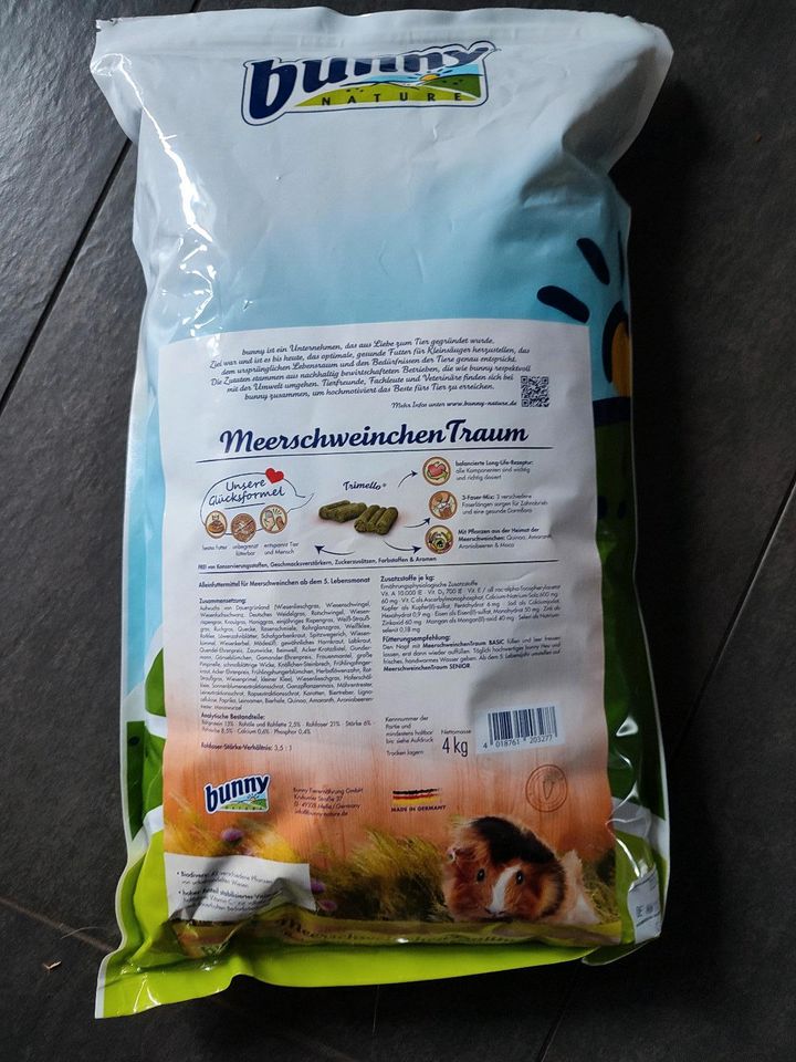 Bunny Meerschweinchentraum (4kg) - 2 Säcke in Lohne