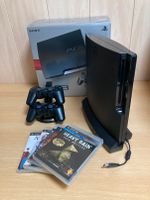 PlayStation 3 Slim, 320 GB, 2 Controller, 4 Spiele Baden-Württemberg - Bietigheim-Bissingen Vorschau