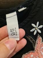 Kleid Q/S S.Oliver  Sommerkleid Schwarz mit Blumen Bayern - Abensberg Vorschau