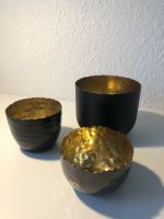 Teelicht-Set 3-teilig gold Nordrhein-Westfalen - Dormagen Vorschau