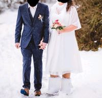 Hochzeitskleid Brautkleid kurz Kleemeier Aria 46 Baden-Württemberg - Ehingen (Donau) Vorschau