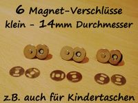 Magnetverschluß 6 Stück - 14mm Durchmesser DIY Magnet Verschlüsse Rheinland-Pfalz - Sankt Julian Vorschau