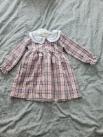 Kleinkind Baby Kleid Kariert Gr. 98 3-4 y. Rosa Lila Kragen Neu! Bayern - Senden Vorschau