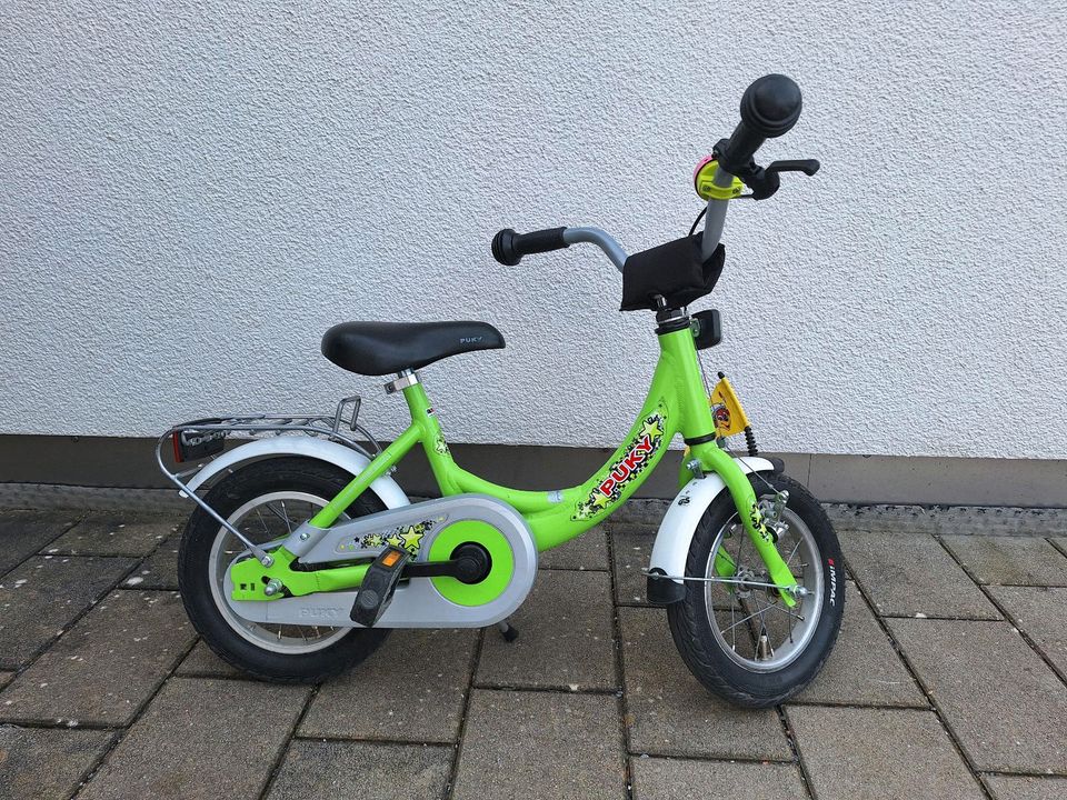 Puky Fahrrad Alu 12 Zoll grün Junge Mädchen in Ehningen