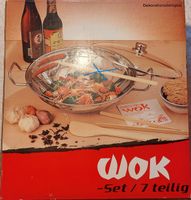 Edelstahl-WOK, 35 cm, mit Zubehör in OVP Kr. München - Oberschleißheim Vorschau