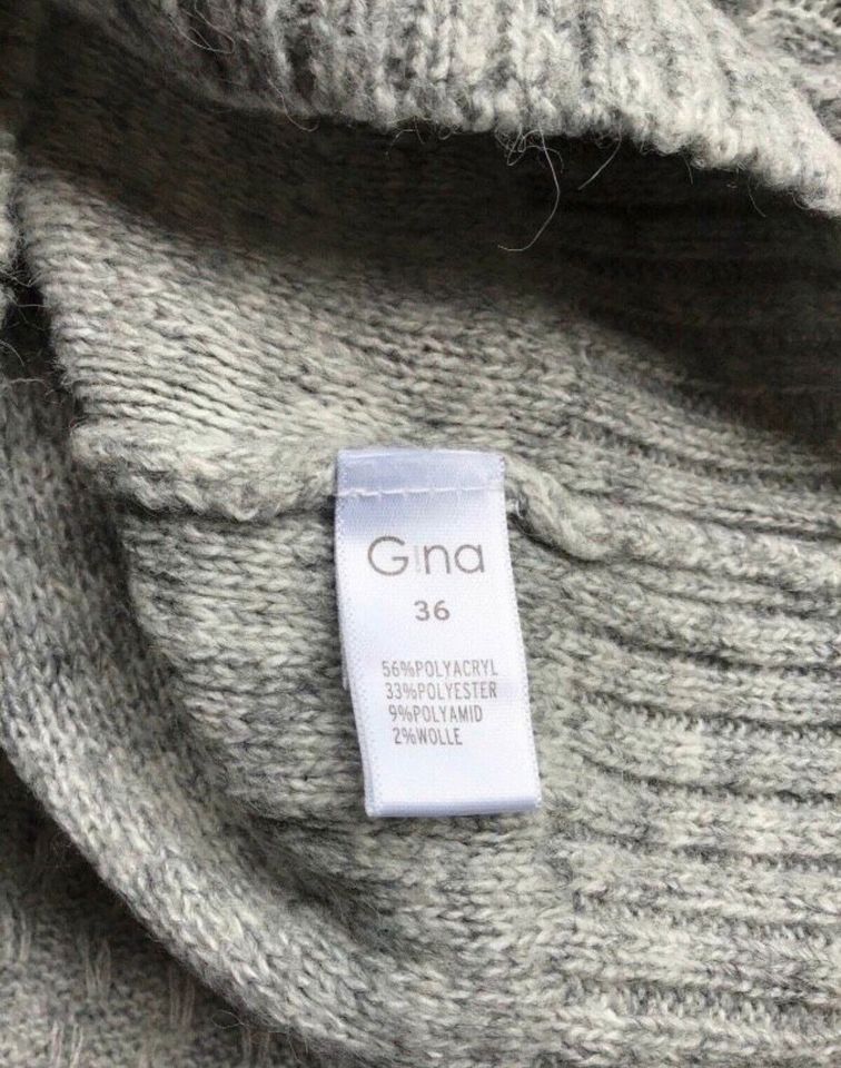 Neu - Schicker Rollkragen Strick Pullover - Marke: Gina - Gr. 36 in Münster