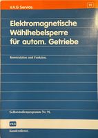 VAG Audi VW Selbststudienprogramm SSP Nr. 91 Wählhebelsperre Auto Nordrhein-Westfalen - Stadtlohn Vorschau