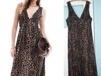 ASOS Kleid 18 46 3XL Maxi Träger Viskose Sommerkleid Beige mit Du Berlin - Zehlendorf Vorschau