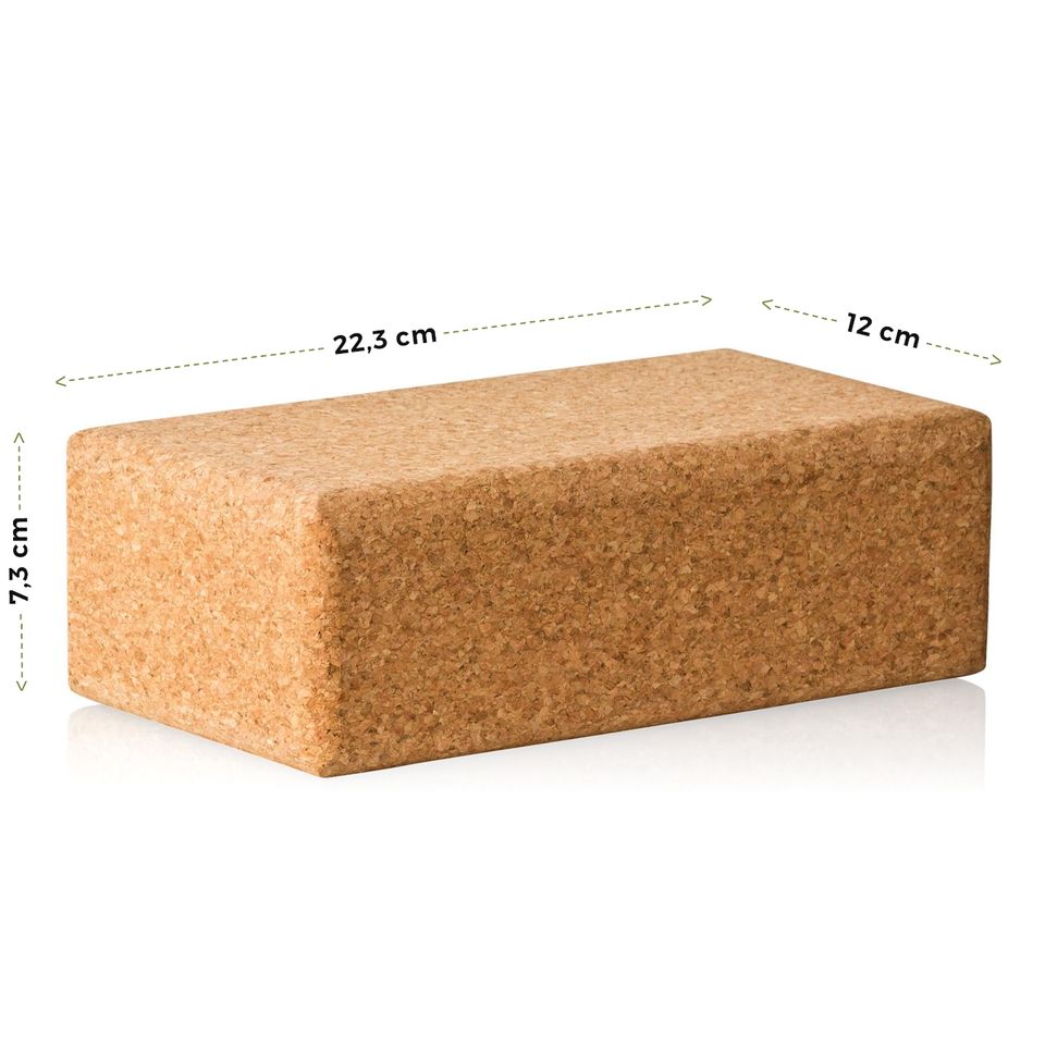 2 Stk Yoga Block Klotz aus Kork (Yoga Blöcke, Klötze) 19,00 €* in Igel