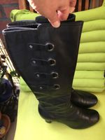 Stiefel "Jana" schwarz Gr.38. Obermaterial Einlegesohle Leder. Nordrhein-Westfalen - Neuss Vorschau