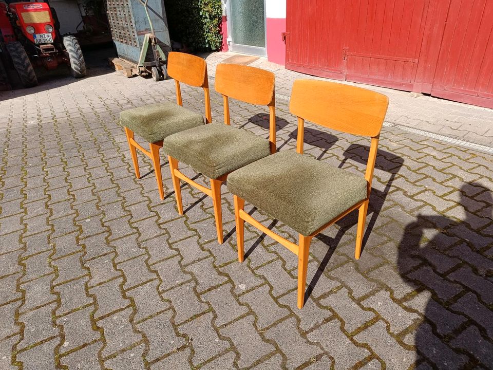 3  Mid Century Stühle 70er Jahre Design Vintage in Mommenheim